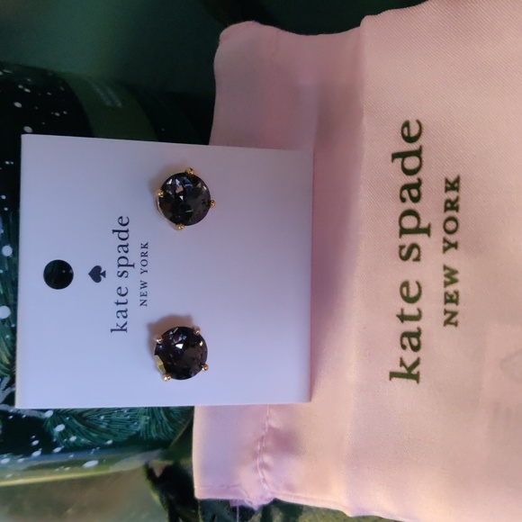 Kate Spade NWT earrings Black diamond - Picture 4 of 8